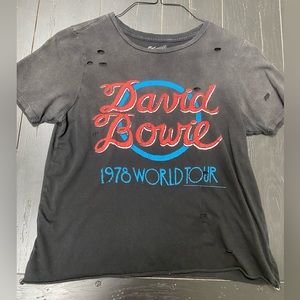 David bowie graphic tee